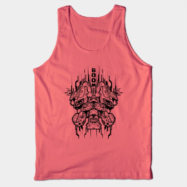 Boom Bot Tank Top by wuhuli